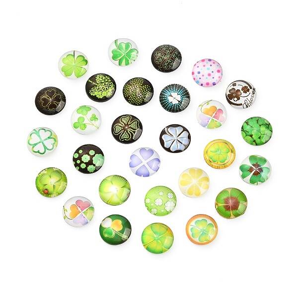 Flatback Glass Cabochons for DIY Projects