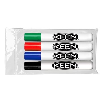 75 Customized Chisel Tip Dry Erase Markers - USA Made - 4 ct - Low ...