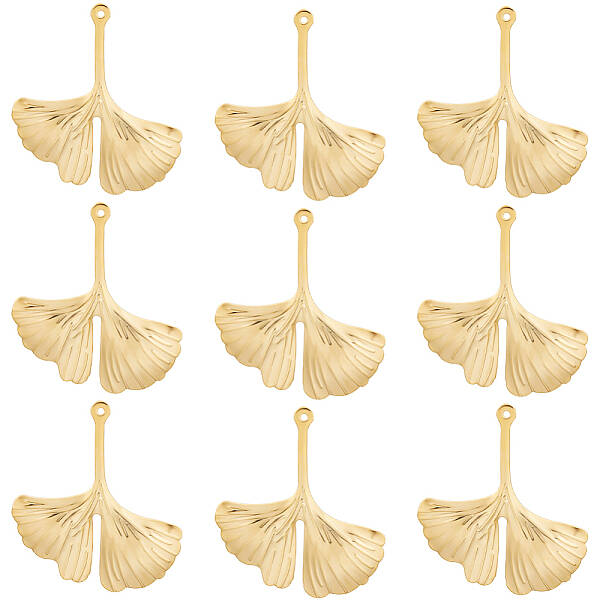40Pcs 201 Stainless Steel Pendants