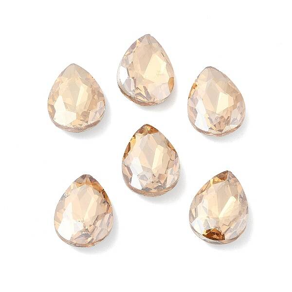 Pointed Back Glass Rhinestone Cabochons