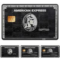 4pc  American Express Debit Card Skins: Waterproof, Protective & Stylish 2*3 inch standard credit card size