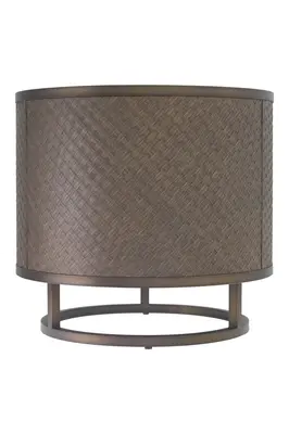 Woven Oak Side Table | Eichholtz Napa Valley