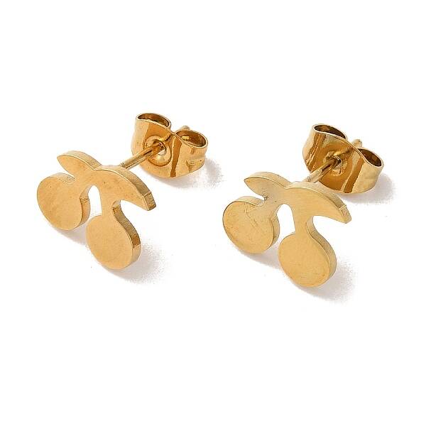 PVD Vacuum Plating 304 Stainless Steel Stud Earrings