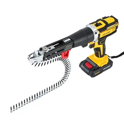 21V Electric Chain Saw Machine, Electric Handheld Automatic Gypsum Board Dry Wall Lithium Battery Tool, Professional Electri...