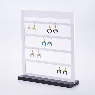 Acrylic Organic Glass Earrings Displays