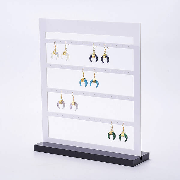 Acrylic Organic Glass Earrings Displays