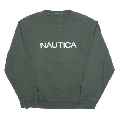 NAUTICA Mens Sweatshirt Green XL