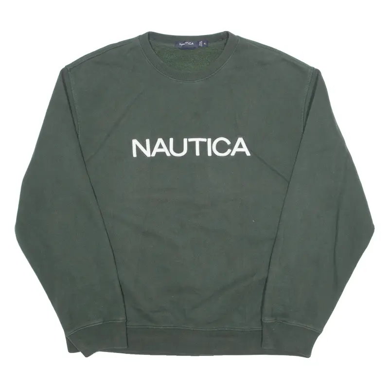 NAUTICA Mens Sweatshirt Green XL