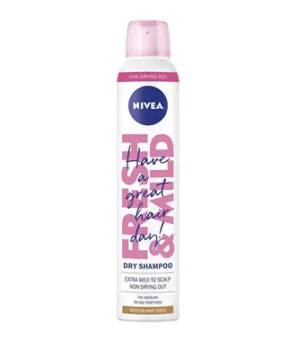 Nivea Shampoo Secco Per Capelli Dai Toni Più Chiari (Shampoo Secco Toni Medi) 200 Ml