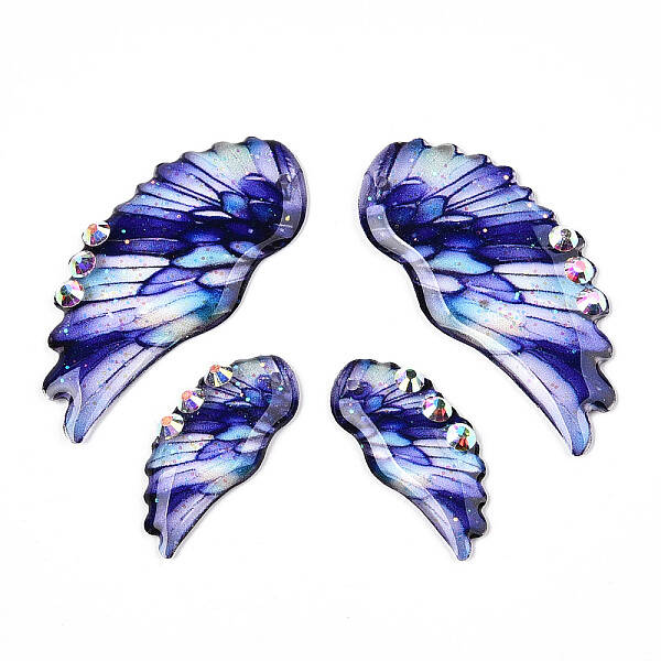 Epoxy Resin Wing Pendants