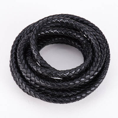 Braided Genuine Leather Cord for Bracelet Necklace Making