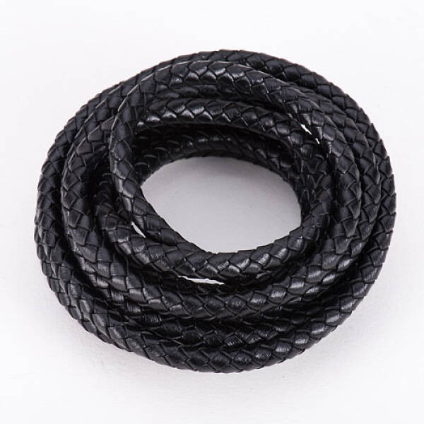 Braided Genuine Leather Cord for Bracelet Necklace Making