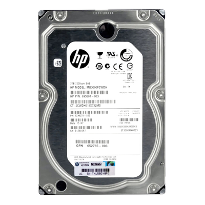695507-003 HP 3TB 6Gb/s SAS 7200 3.5-Inch Hard Drive