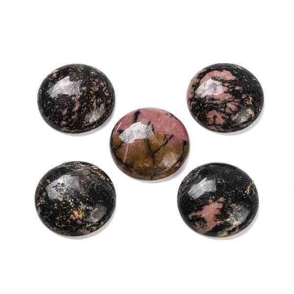 Natural Rhodonite Cabochons