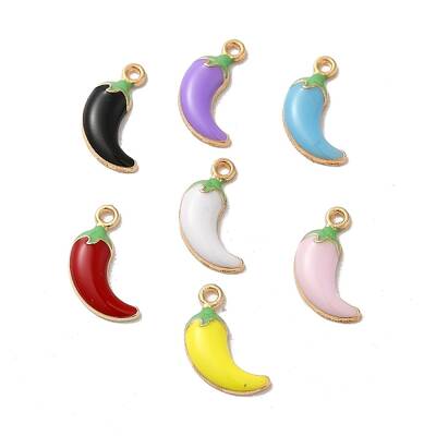 Rack Plating Alloy Enamel Pendants