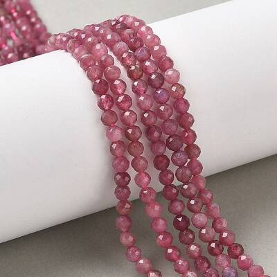 Natural Red Tourmaline Beads Strands