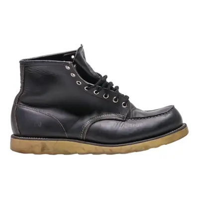 RED WING SHOES Lace-Up Boots Black Leather Mens UK 11