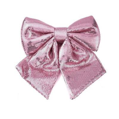 Christmas Plastic Sequin Big Bowknot Pendant Decorations