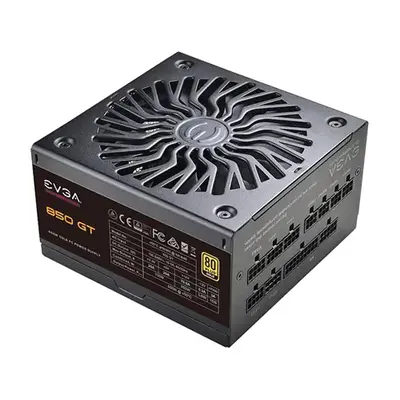 EVGA 220-GT-0850-Y1 | SuperNOVA GT 850-Watts 120-230V AC 80-Plus Gold Power Supply
