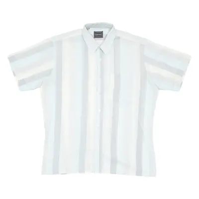 JEAN RIVE Mens Shirt Blue 90s Striped M