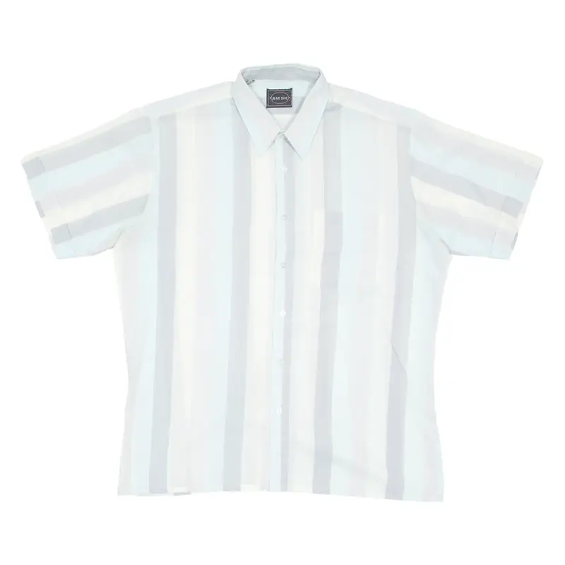 JEAN RIVE Mens Shirt Blue 90s Striped M