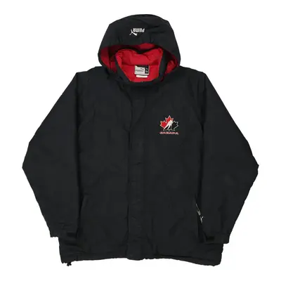 Canada Puma Jacket - Large Black Polyester