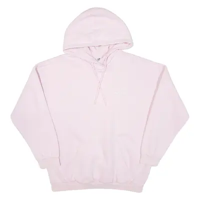 ADIDAS Womens Pink Hoodie UK 16