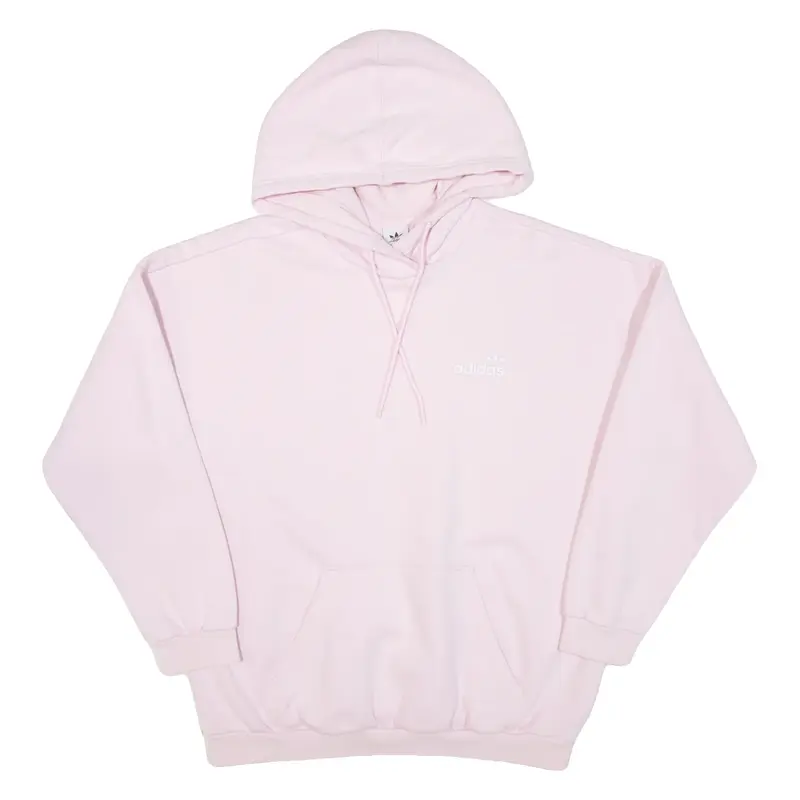ADIDAS Womens Pink Hoodie UK 16