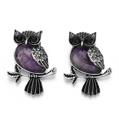 Natural Amethyst Pendants