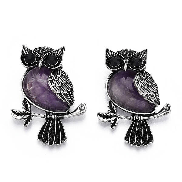 Natural Amethyst Pendants