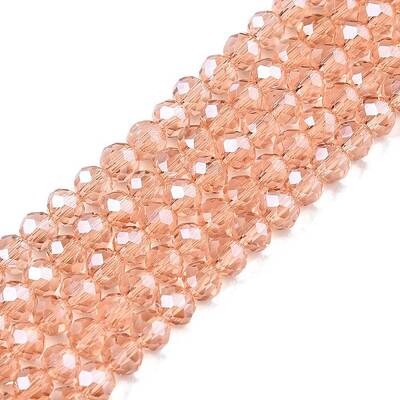 Electroplate Glass Beads Strands