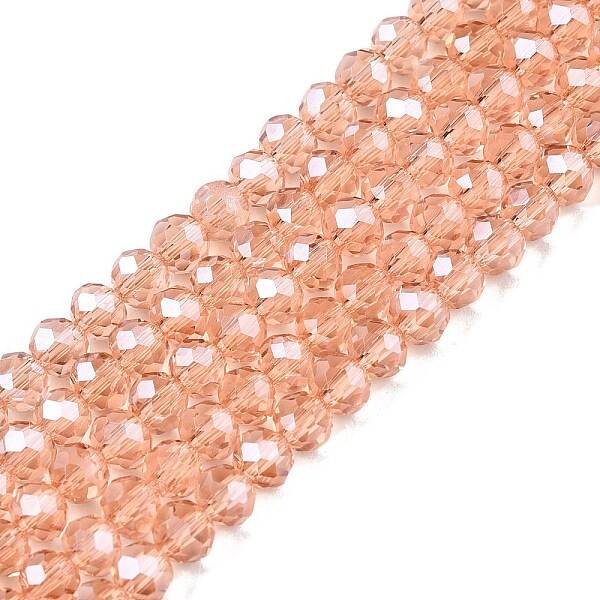 Electroplate Glass Beads Strands