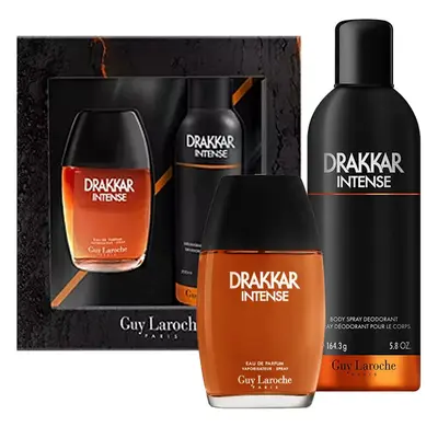 Set Guy Laroche: Drakkar Noir Intense Eau De Parfum for men 100 ml + Drakkar Noir Intense Body Spray 200 ml