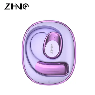 ZIHNIC S09 Open Ear Headphones,Bluetooth V5.4,OWS,Fashionable Earbuds,IPX5 Waterproof Earphones,35Hrs Playtime,Wireless Gamin...