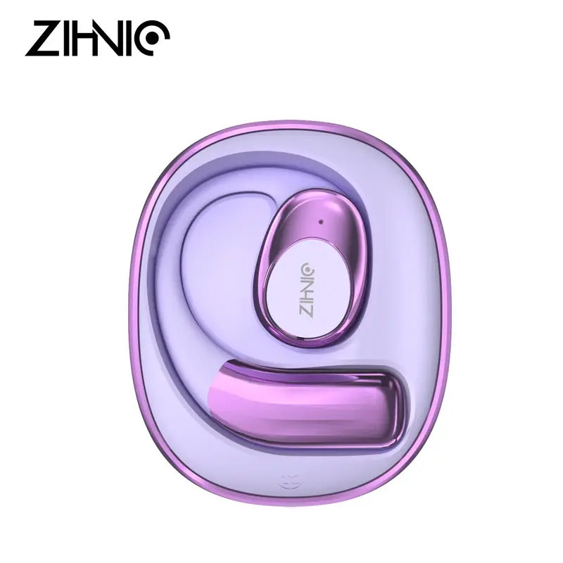 ZIHNIC S09 Open Ear Headphones,Bluetooth V5.4,OWS,Fashionable Earbuds,IPX5 Waterproof Earphones,35Hrs Playtime,Wireless Gamin...