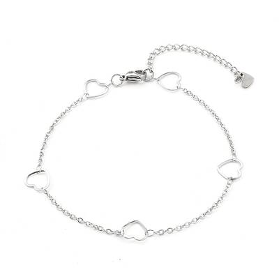 Tarnish Resistant 304 Stainless Steel Cable Chain Anklets