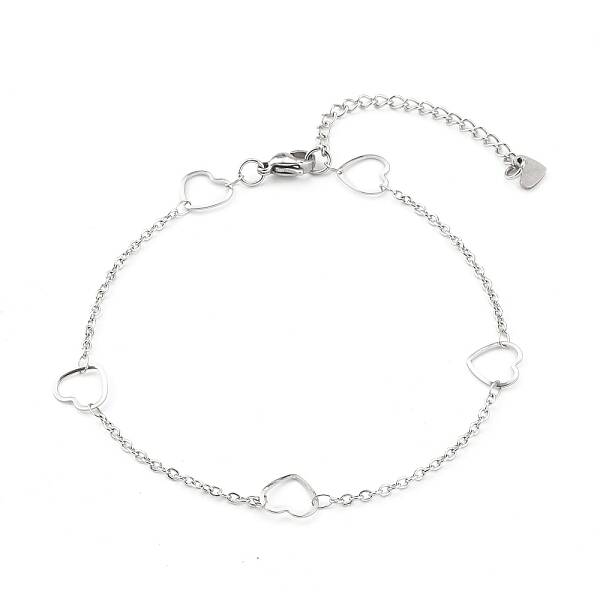 Tarnish Resistant 304 Stainless Steel Cable Chain Anklets