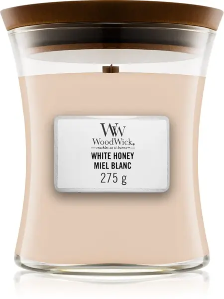 Woodwick White Honey - Scented candle - 275.0 g