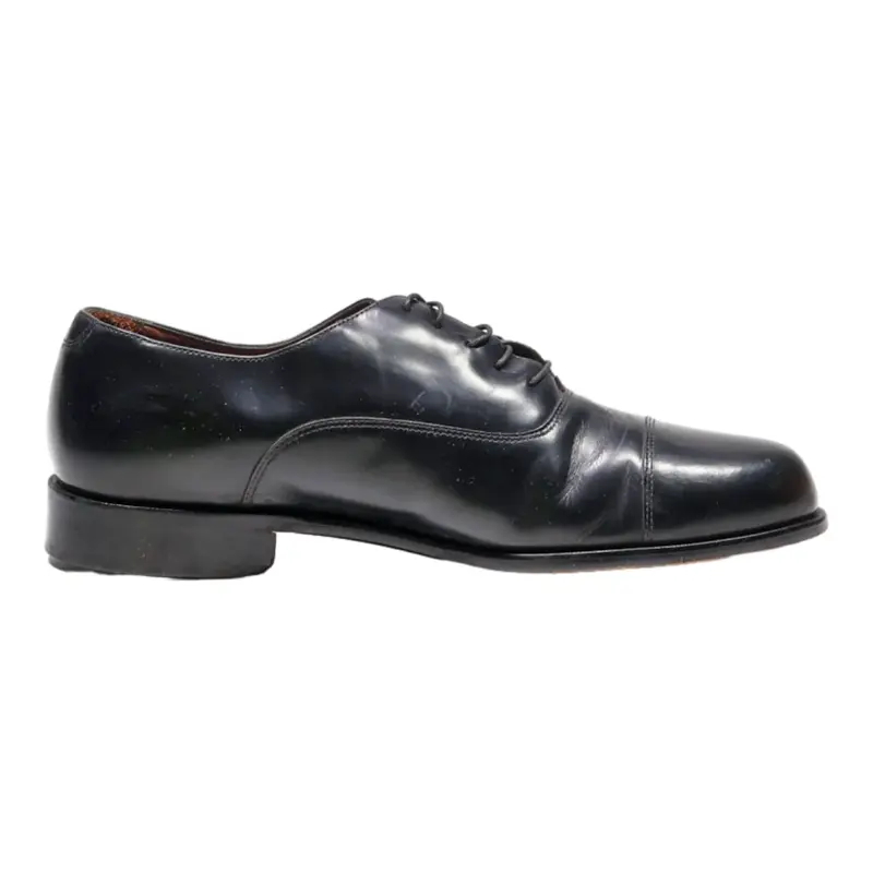 BOSTONIAN Oxford Shoes Black Leather Mens UK 9.5