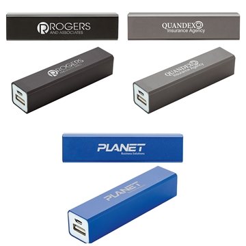 25 Customized Omega 1900mAh Mobile Power Bank - UL Certified