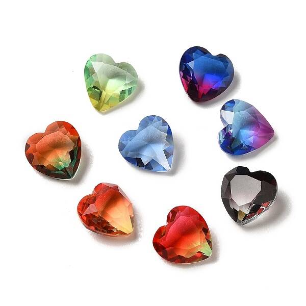 Faceted K9 Glass Rhinestone Cabochons