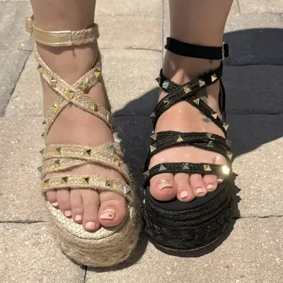 Mily 2.0 - Heart Sandals Handmade Platforms of High Quality and Comfort.