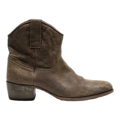 SENDRA Ankle Boots Brown Leather Womens UK 5