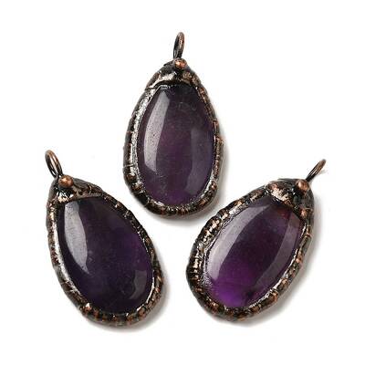 Natural Amethyst Pendants
