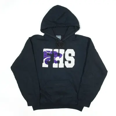 CAMP DAVID FHS Hoodie Black Pullover USA Mens S