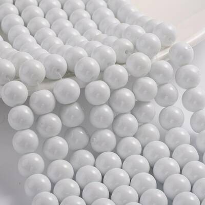 Painted Glass Bead Strands