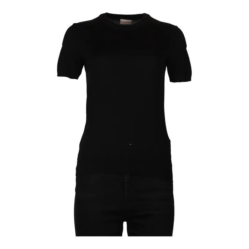 Moncler Top - Small Black Wool