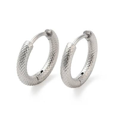 Non-Tarnish 304 Stainless Steel Hoop Earring