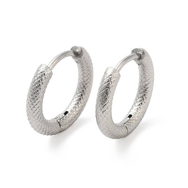 Non-Tarnish 304 Stainless Steel Hoop Earring