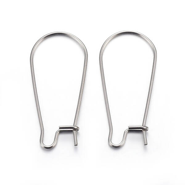 Tarnish Resistant 304 Stainless Steel Hoop Earring Findings